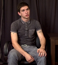 Emil is a horny young athlete with a trim muscular body and a cocky hetero lad attitude