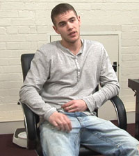 John is a young, muscular, incredibly sexy builder. He knows he's sexy and has a sex-drive that must be running in overtime.