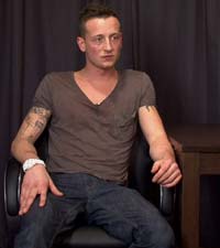 Tony is a straight tattooed builder who needs to fuck at least four times a week. With his high sex drive and low paid work on construction sites he thinks becoming a porn star would be the ideal vocation for him