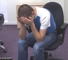 Teenage boys ashamed and frightened